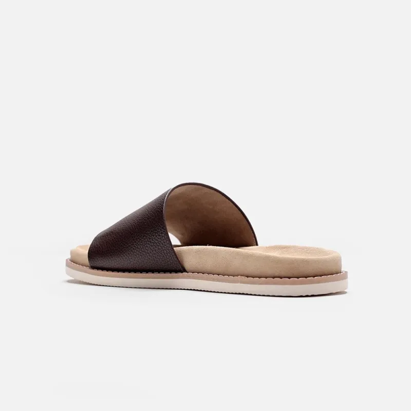 Voguhomme Rubber Sole Slip Resistant Slide Slippers Men's-4