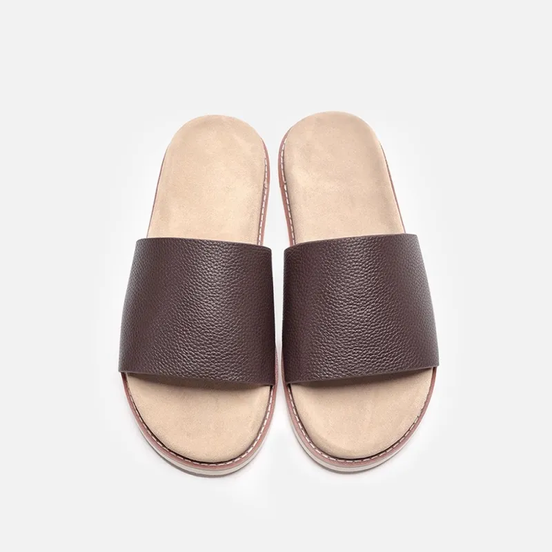 Voguhomme Rubber Sole Slip Resistant Slide Slippers Men's-5
