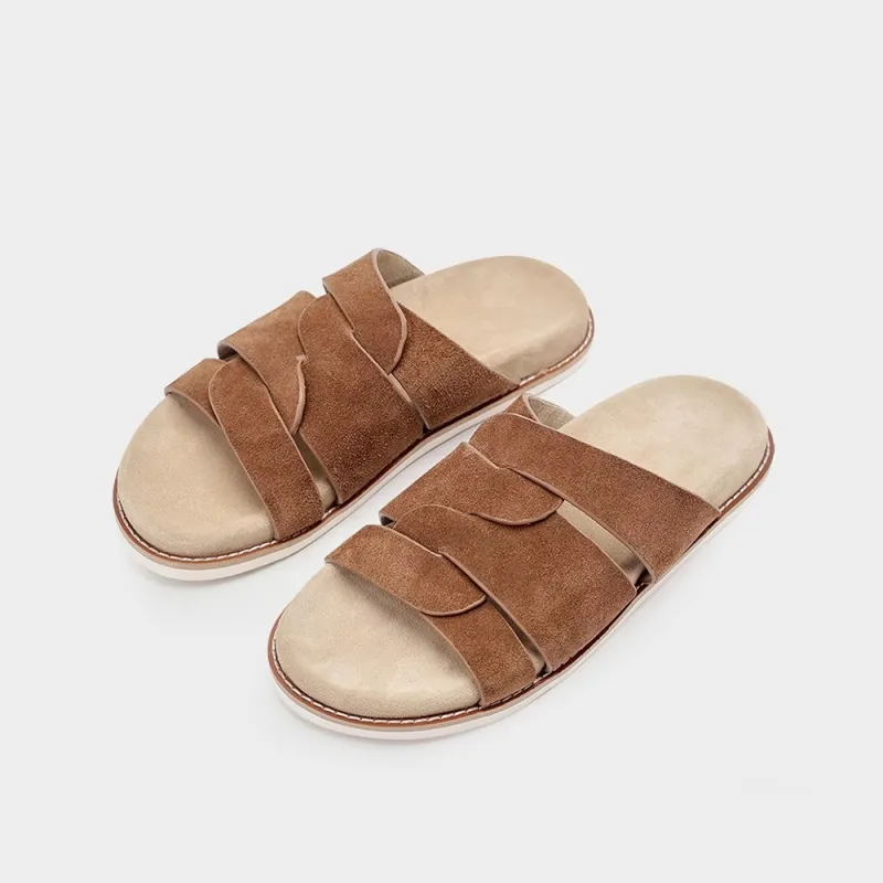 Voguhomme Rubber Sole Slip Resistant Slide Slippers Men's-3