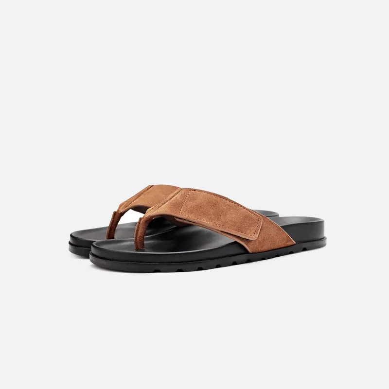 Voguhomme Rubber Sole Slip Resistant Flip Flops Men's-3