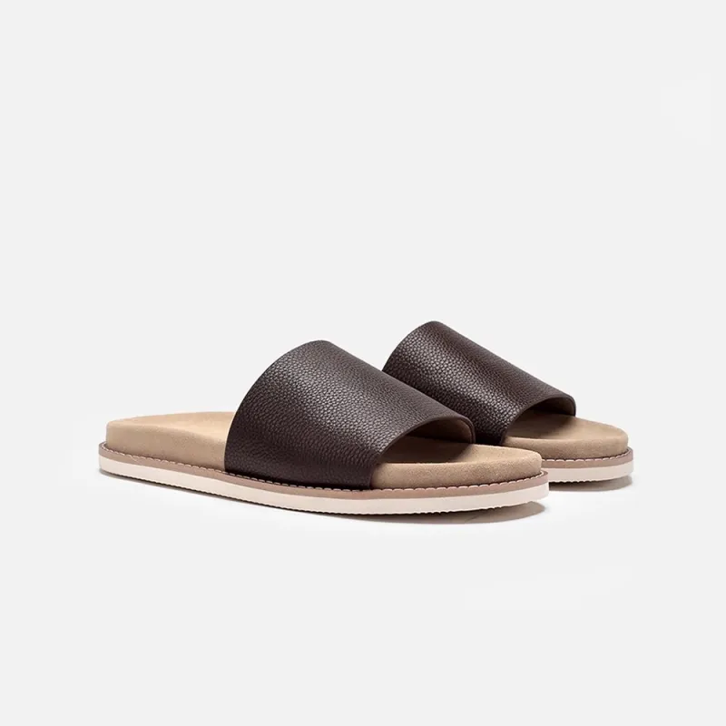 Voguhomme Rubber Sole Slip Resistant Slide Slippers Men's-7
