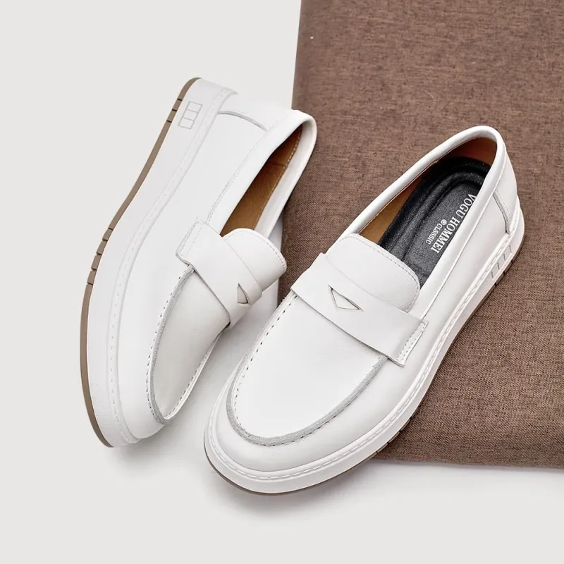 Voguhomme Loafers Men White-2