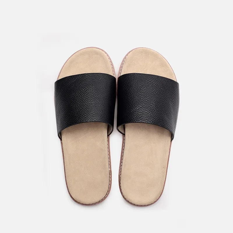 Voguhomme Rubber Sole Slip Resistant Slide Slippers Men's-2