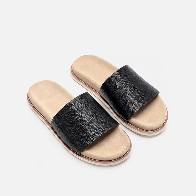 Voguhomme Rubber Sole Slip Resistant Slide Slippers Men's-1