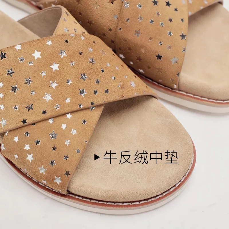 Voguhomme Slip Resistant Abrasion Resistant Slide Slippers Men's-6