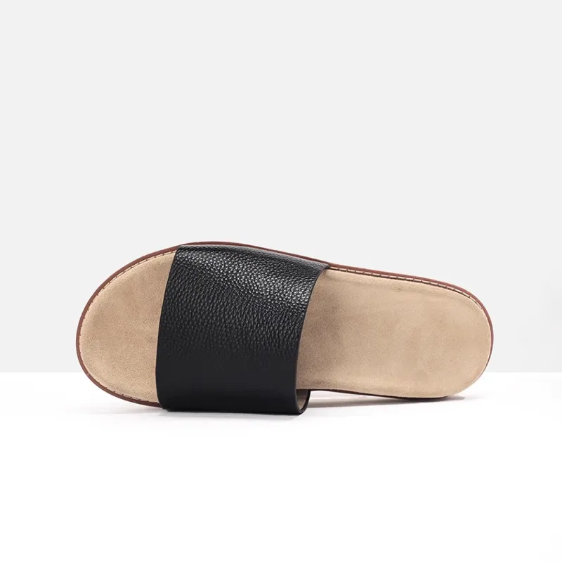 Voguhomme Rubber Sole Slip Resistant Slide Slippers Men's-3