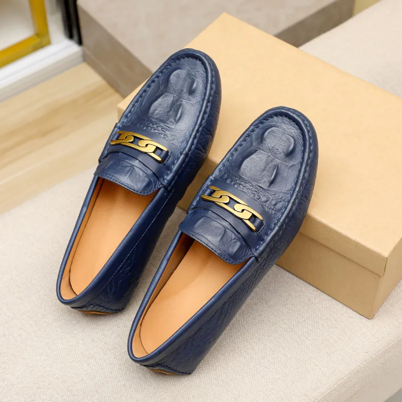 Voguhomme Casual Shoes Men's Dark Blue-2