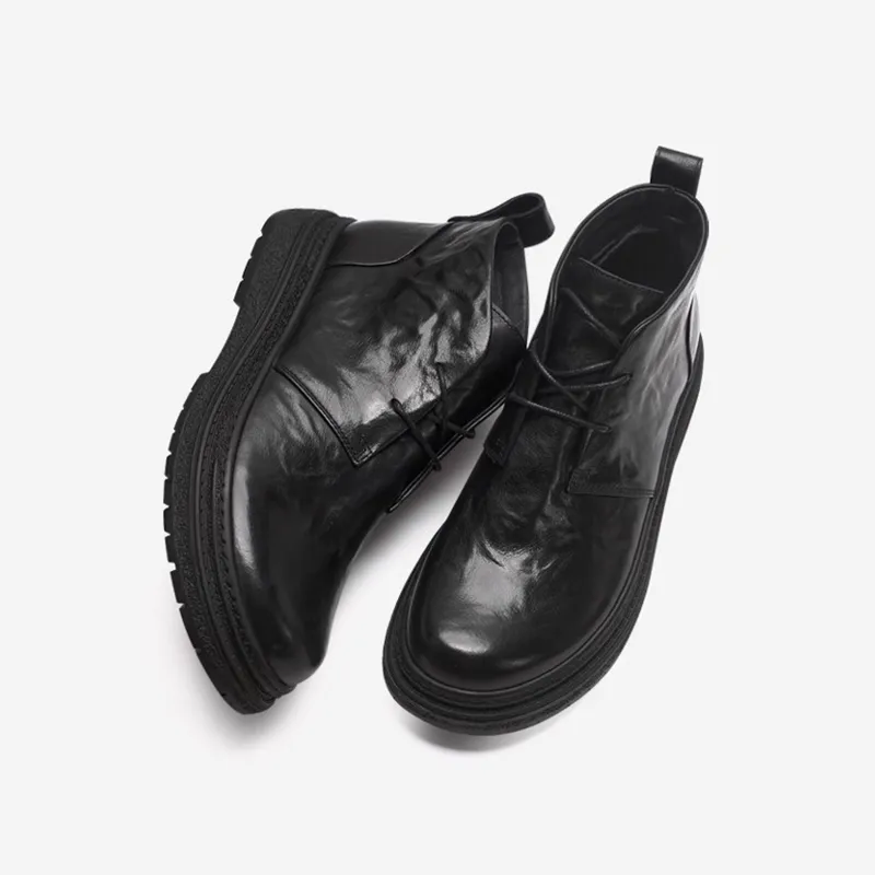 Voguhomme Ankle Boots Men's Black-3