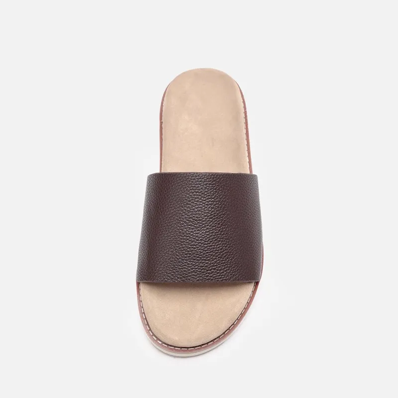 Voguhomme Rubber Sole Slip Resistant Slide Slippers Men's-6