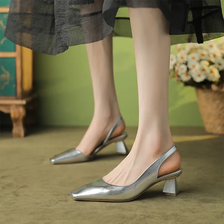 Beijiani Chunky Heel High Heels 3cm Women's-19