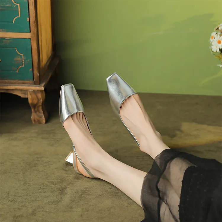 Beijiani Chunky Heel High Heels 3cm Women's-18