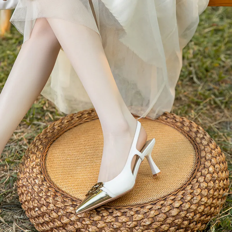 Beijiani Slim Heel High Heels 7cm-4