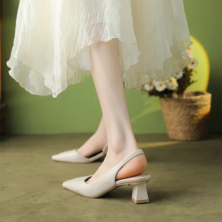 Beijiani Chunky Heel High Heels 3cm Women's-14