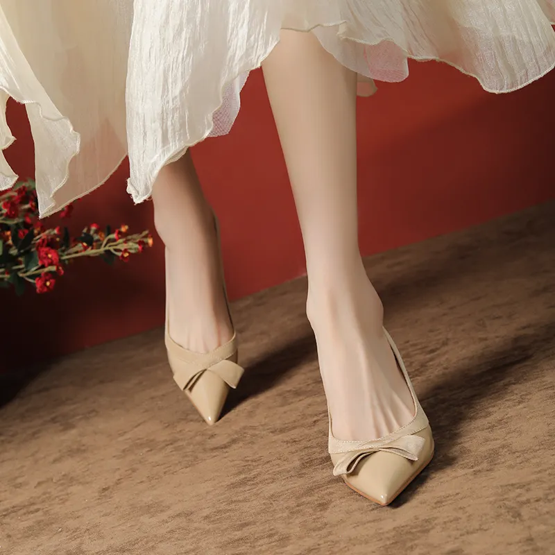 Beijiani Slim Heel High Heels 6cm Women's-10