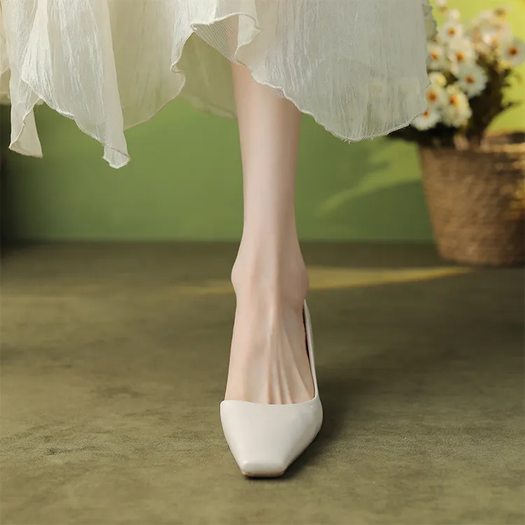 Beijiani Chunky Heel High Heels 3cm Women's-13