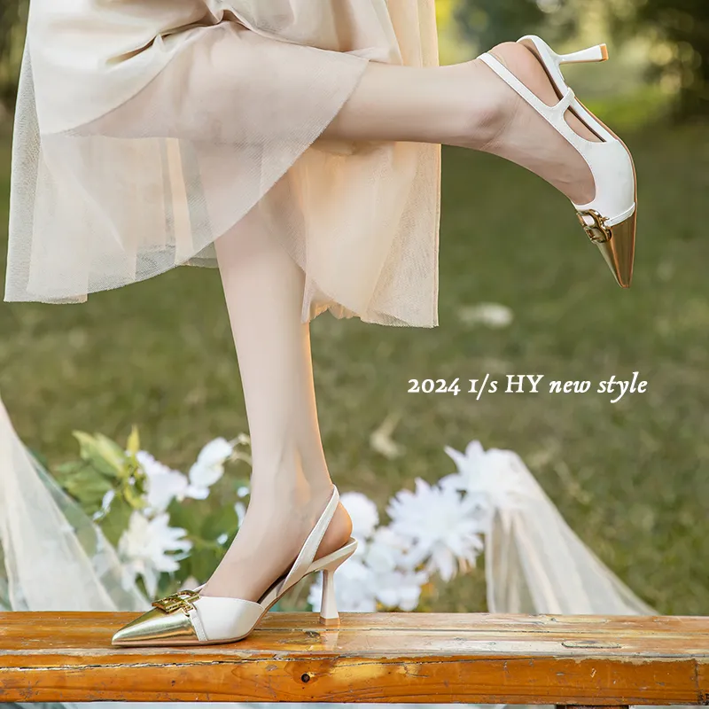 Beijiani Slim Heel High Heels 7cm-2