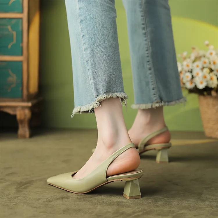 Beijiani Chunky Heel High Heels 3cm Women's-6