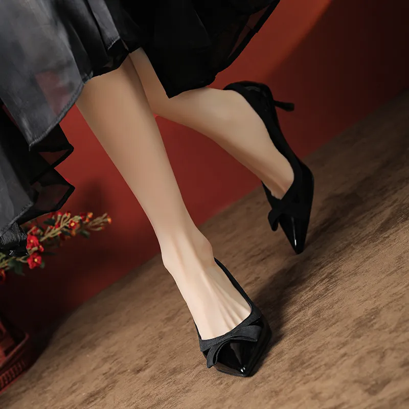 Beijiani Slim Heel High Heels 6cm Women's-4