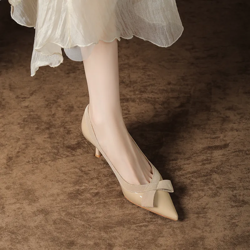 Beijiani Slim Heel High Heels 6cm Women's-12
