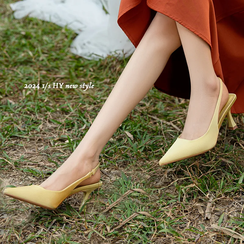 Beijiani High Heels Women's Light Yellow/Light Blue/Light Pink-8