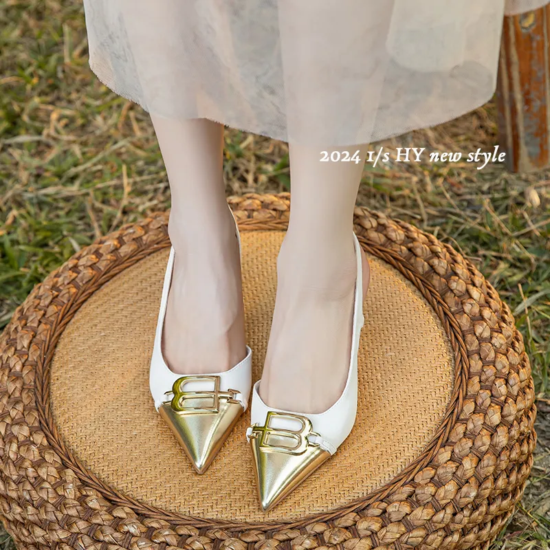 Beijiani Slim Heel High Heels 7cm-1