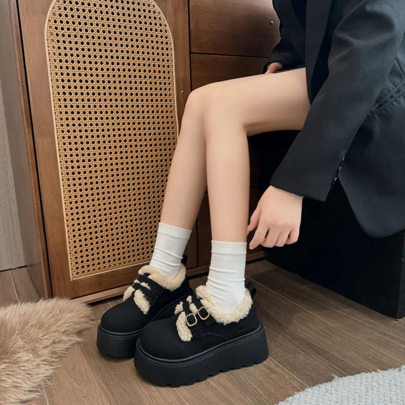Fashion Casual Loafers Unlined Shoes 7cm Women's-8