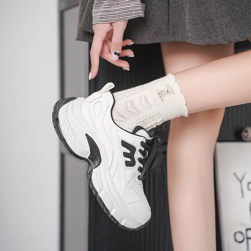 SHUXI Low-Top Chunky Sneakers Women's-6