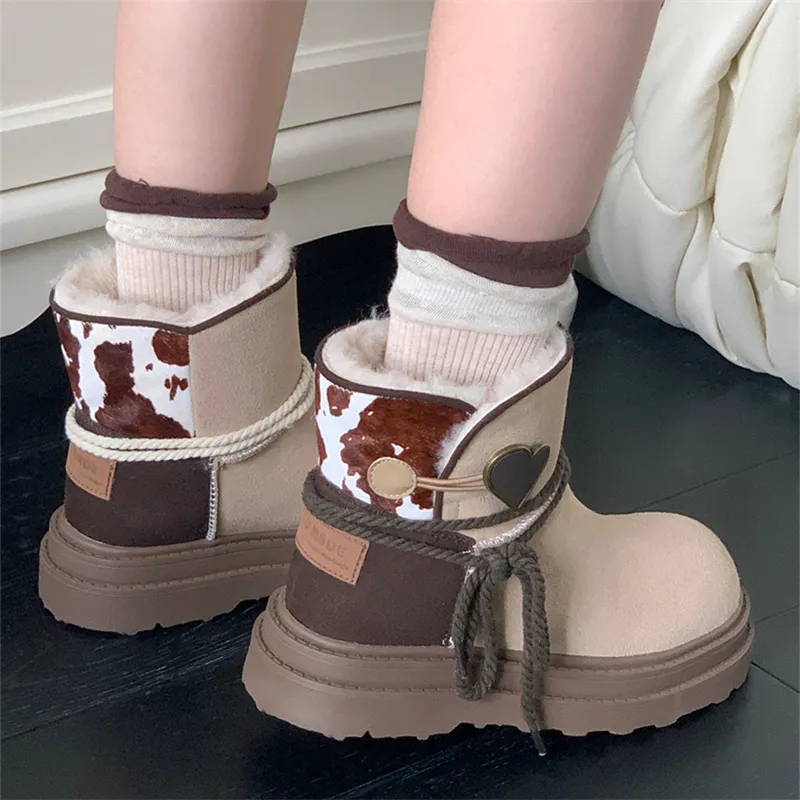 SHUXI Snow Boots Women's-3