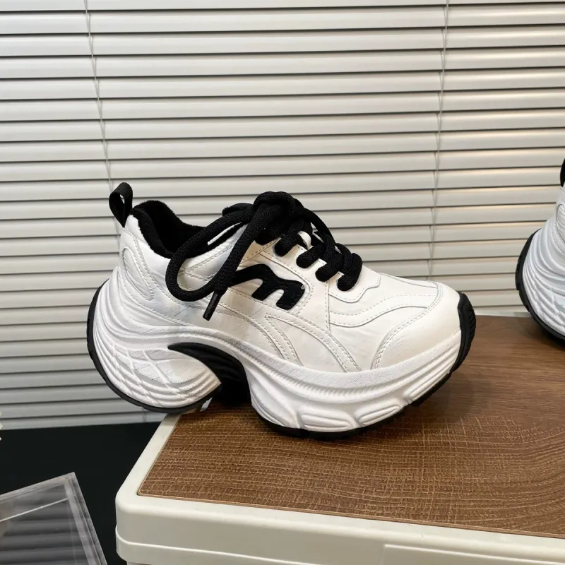 SHUXI Low Top Chunky Sneakers Women's-4
