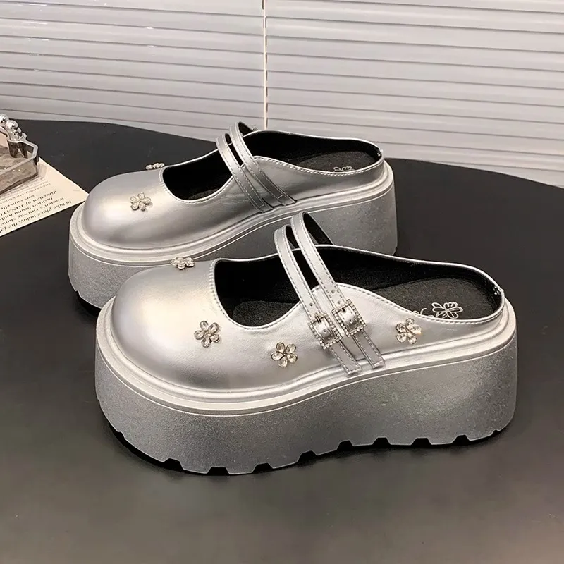 SHUXI Closed Toe Slippers Women's-22