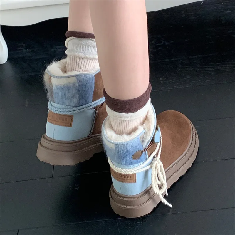 SHUXI Snow Boots Women's-8