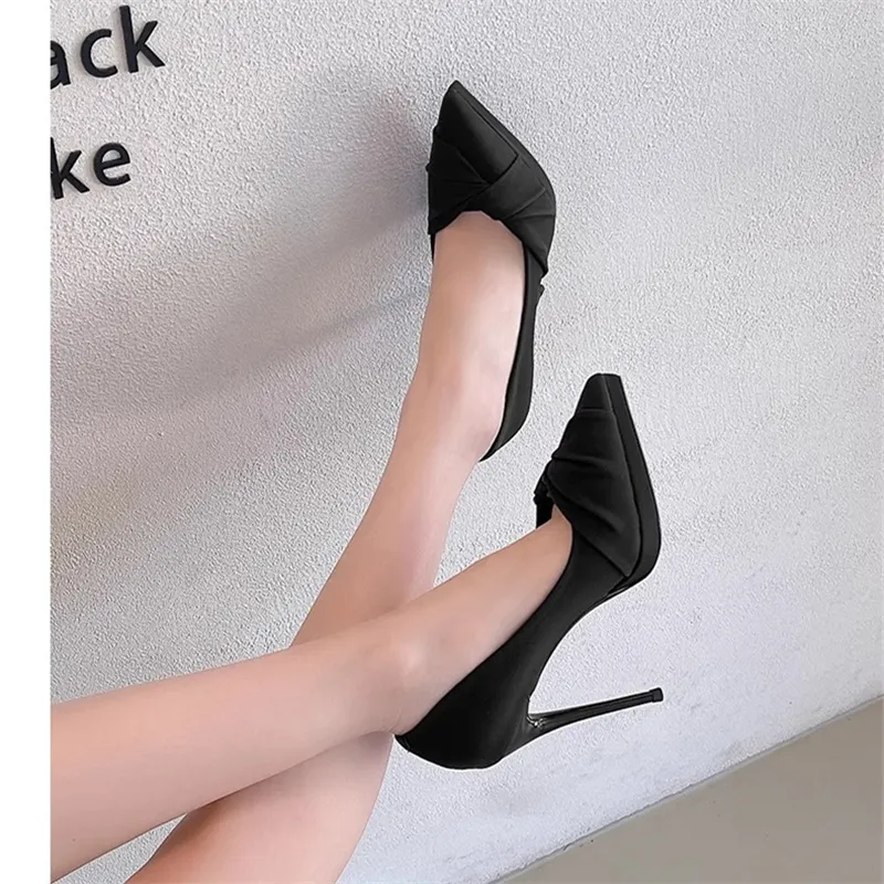 SHUXI Slim Heel High Heels Women's-8