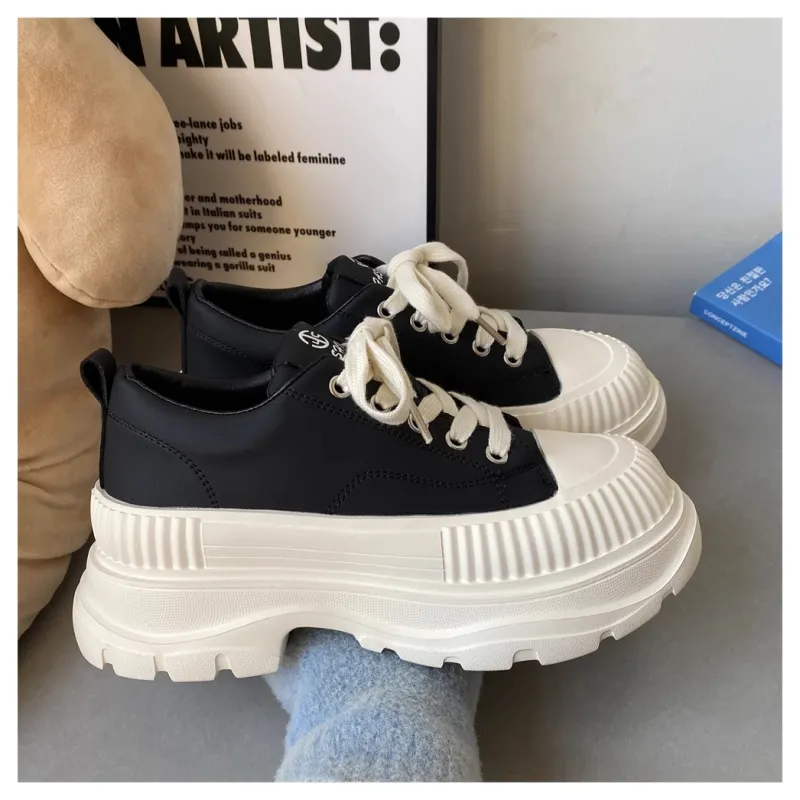 SHUXI Slip-Resistant Coverage Skateboard Shoes Women's-17