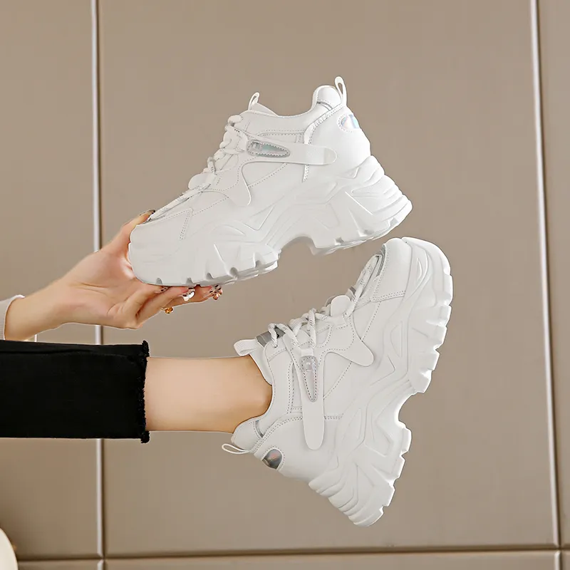 SHUXI Low-Top Chunky Sneakers Women's-6