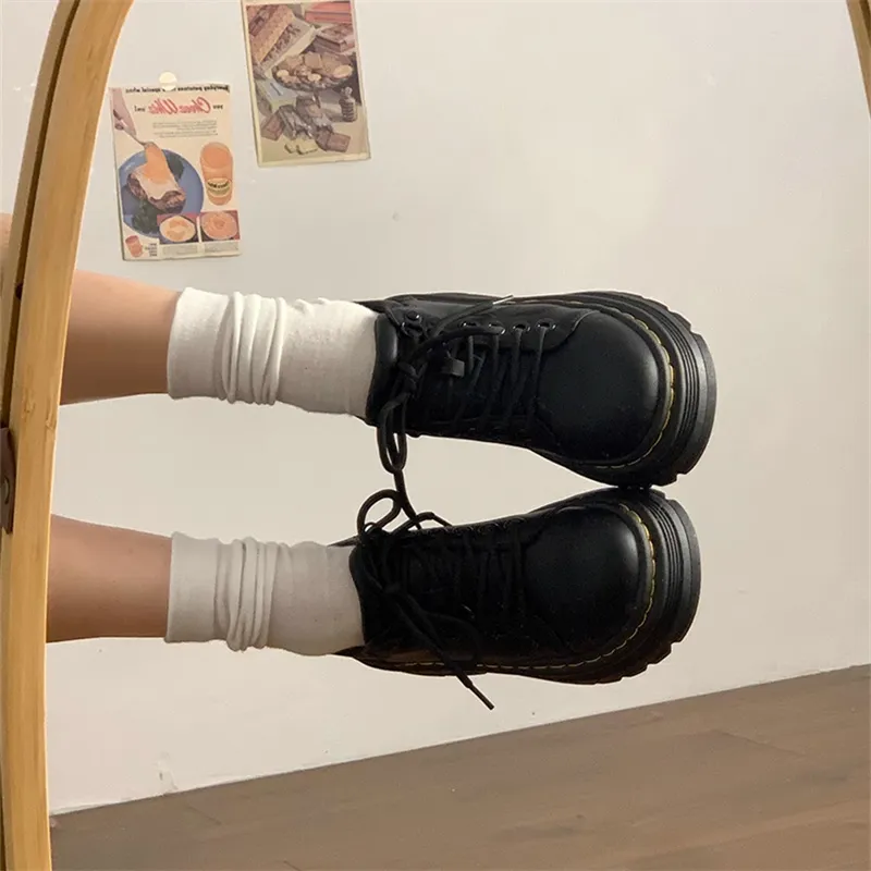 SHUXI Casual Single Shoes 5cm Women's-3