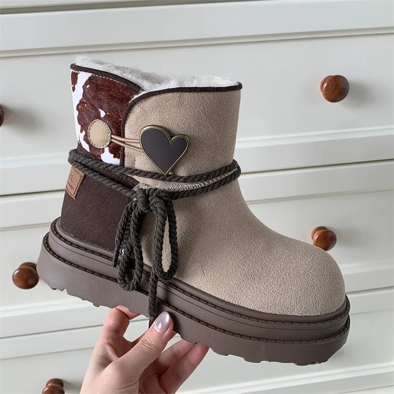 SHUXI Snow Boots Women's-4