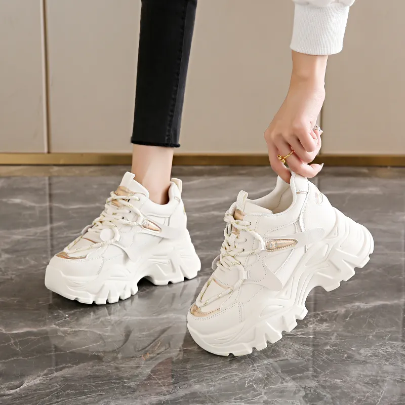 SHUXI Low-Top Chunky Sneakers Women's-2