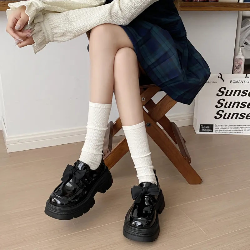 Trendy Loafers Women's Classic Black-7