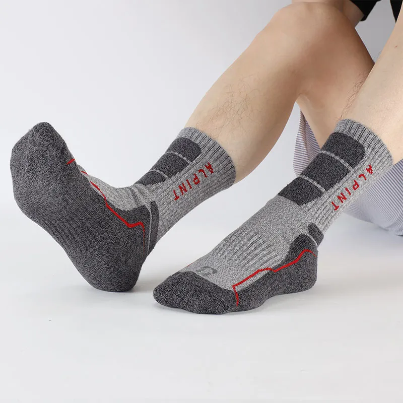 ALPINT MOUNTAIN Sports Socks Unisex 1 Pack-4