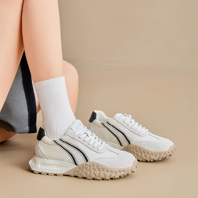 ZHR Trendy Cortez Shoes Slip Resistant, Abrasion Resistant, Breathable, Height Increasing Low Top Casual Shoes Women's-9