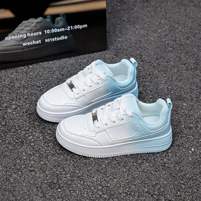 ZHR Slip Resistant Cushioning, Abrasion Resistant, Lightweight, Height Increasing Low Top Skateboard Shoes Unisex-2