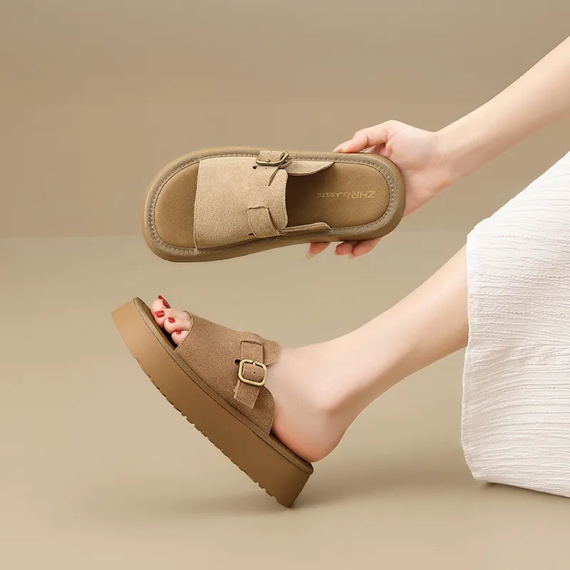 ZHR Metal Slide Slippers Women's-3