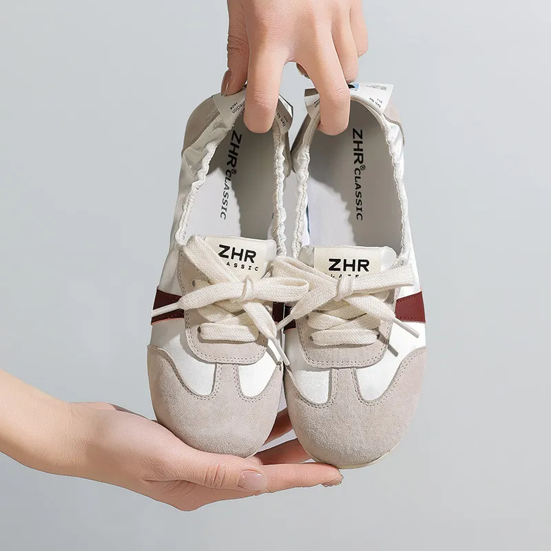 ZHR German Army Trainers Wear resistant And Lightweight Low Top Casual Shoes Women's-9