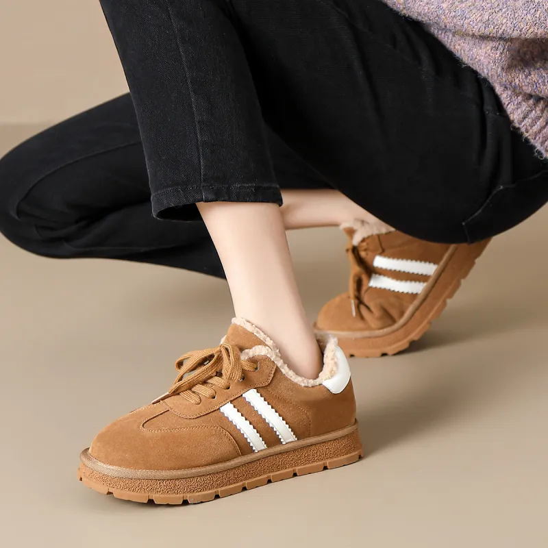 ZHR Small Stove Collection Coverage Wear-Resistant Low-Top Skateboard Shoes Women's-3