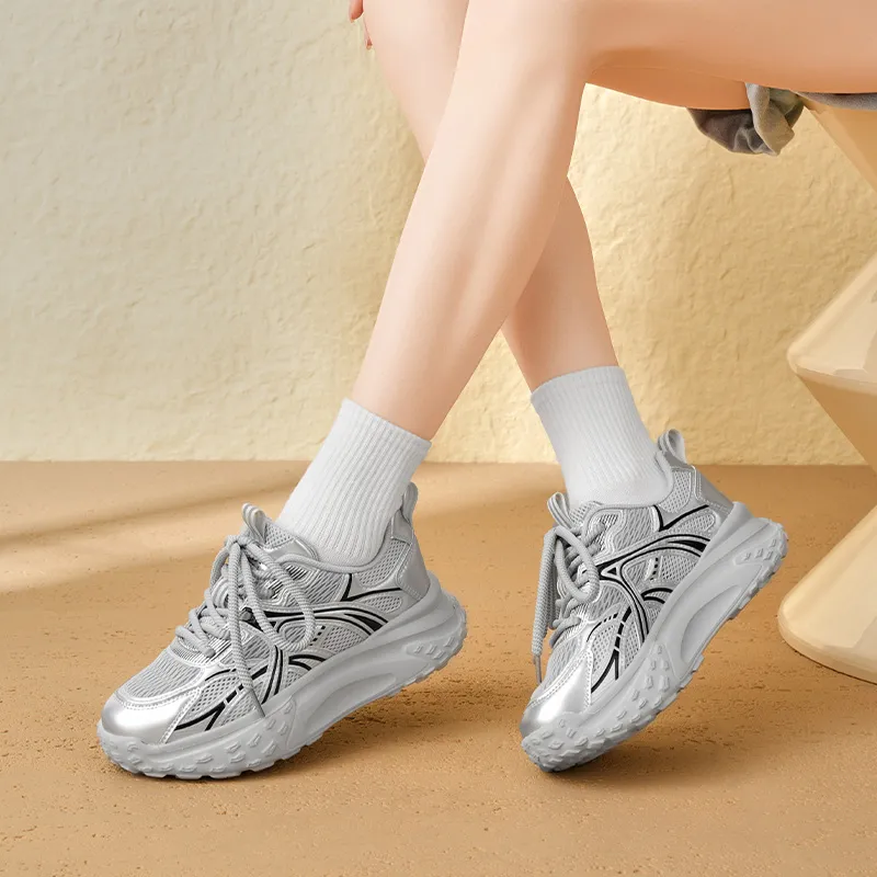 ZHR Whale Shoes Abrasion Resistant Breathable Low Top Casual Shoes Women's-2