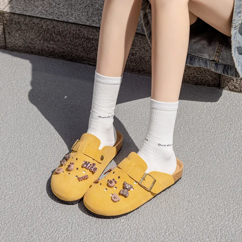 ZHR Quiet, Odor Resistant, Abrasion Resistant Closed Toe Slippers Women's-22