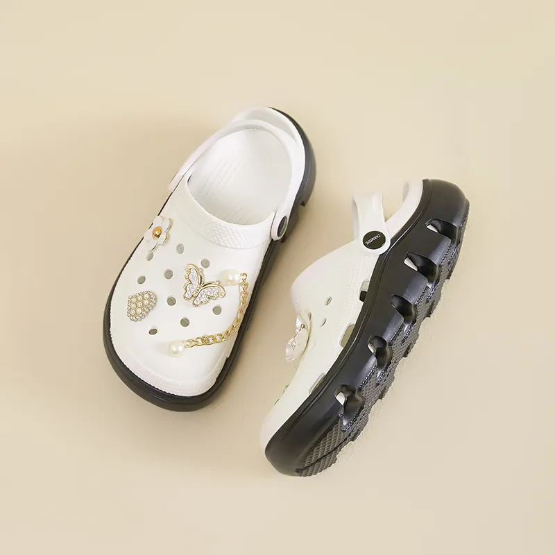 ZHR Eternal Gateway Clogs Women's White Black-3