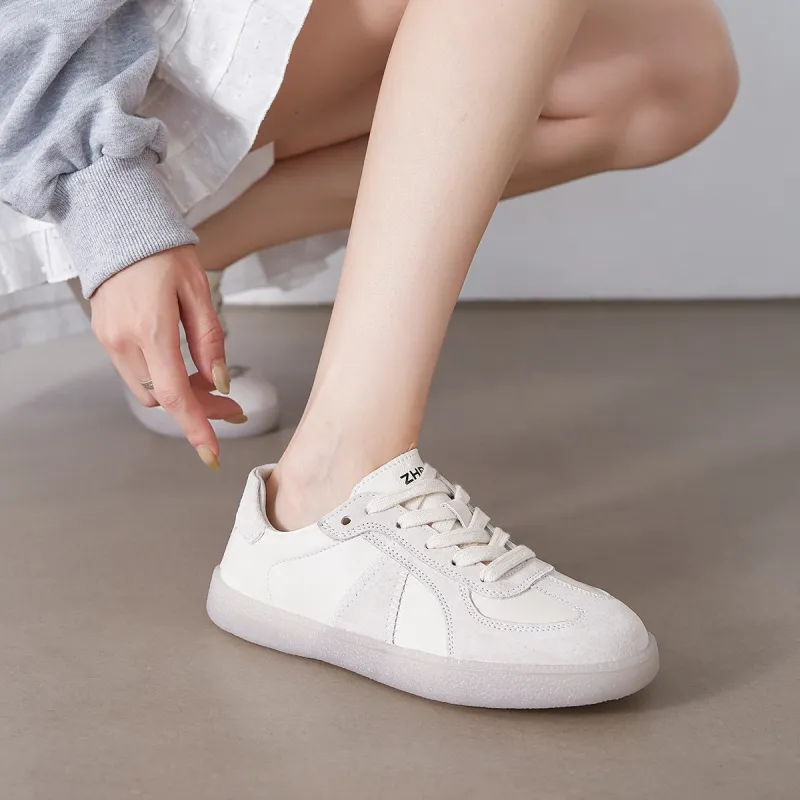 ZHR German Army Trainers Wear-resistant And Lightweight Low-Top Casual Shoes Women's-3