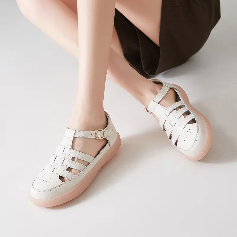 ZHR Roman Sandals Women's Beige-2