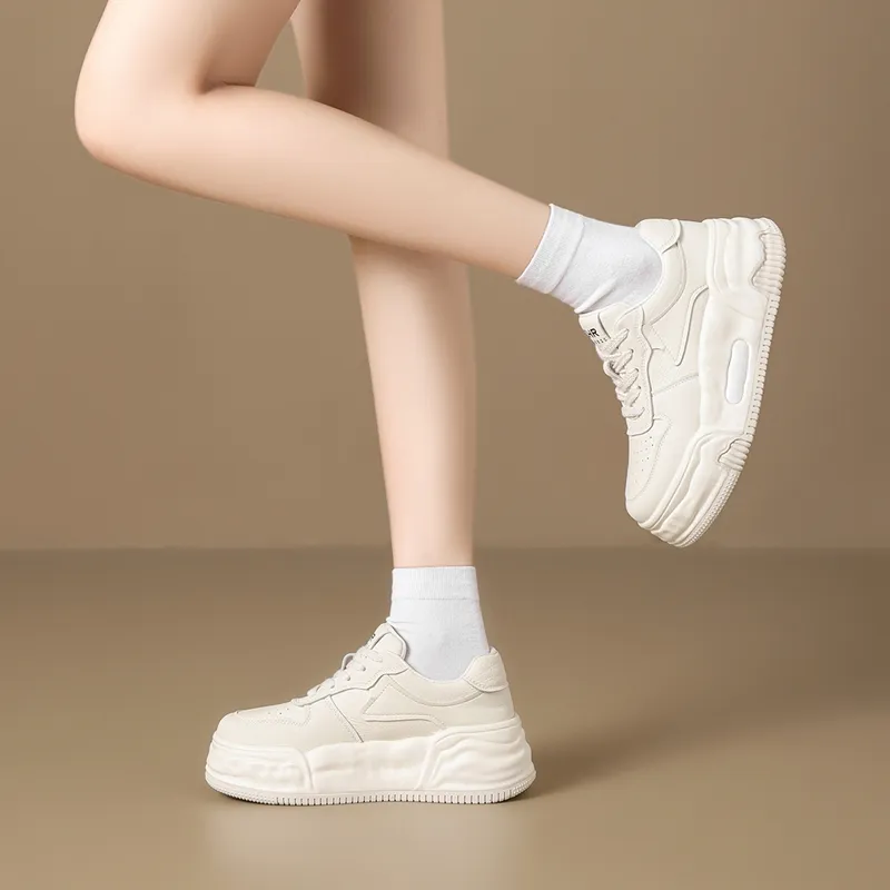 ZHR Small White Shoes Abrasion-Resistant Low-Top Skateboard Shoes Women's-5